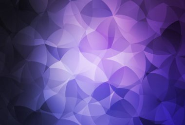 Kaotik şekilli koyu mor vektör şablonu. Soyut tarzda rengarenk gradyan şekilleri olan bir resim. Bir cep telefonu için arka plan.