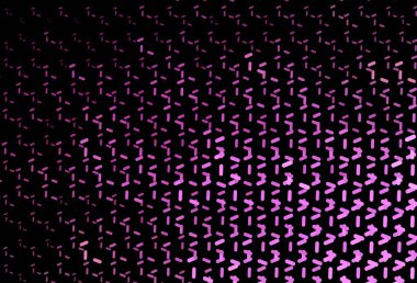 Parlak çizgili koyu pembe vektör arkaplan. Soyut şablon üzerinde çizgileri olan renkli, parlak bir illüstrasyon. Güzel geçmişiniz için şablon.