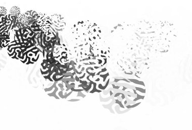 Kaotik şekilli hafif gri vektör şablonu. Soyut tarzda rengarenk gradyan şekilleri olan bir resim. Duvar kağıtları için zarif tasarım.