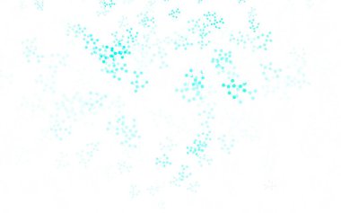 Yapay zeka yapısına sahip açık yeşil vektör şablonu. Parlak renkli bir illüstrasyon ve yapay zekanın gerçek yapısı. Zeka ve yenilik reklamları için şablon.