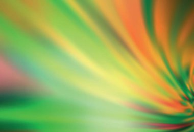 Açık yeşil, kırmızı vektör parlak soyut düzen. Yaratıcı illüstrasyon, yarım tonlu ve eğimli. İşiniz için en iyi bulanık tasarım..