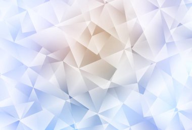 Açık Mor vektör çokgen çizimi. Origami stilinde gradyan ile yaratıcı geometrik illüstrasyon. Cep telefonunun arka planının şablonu.