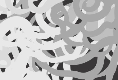 Soyut biçimlerde açık gri vektör dokusu. Soyut gradyan şekilli basit renkli çizimler. Web siteniz için basit tasarım.