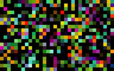 Koyu mavi, kırmızı vektör deseni. Yepyeni bir dikdörtgen şablon. Parlak geometrik örnek. Tema dikdörtgen şekillerle tekrarlanıyor. Tasarımınız için doku.