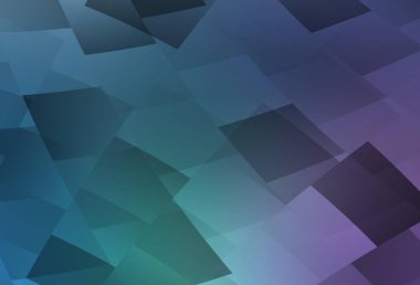 Açık Pembe, mavi vektör arka planı çokgen biçiminde. Soyut arkaplanda dikdörtgenler ve renkli gradyanlar. İş ilanınız için akıllı tasarım.