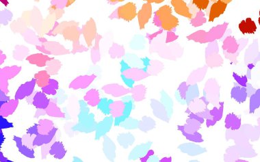 Açık mavi, kaotik şekilli sarı vektör şablonu. Soyut gradyan şekilli basit renkli çizimler. Kartvizitiniz için modern tasarım.