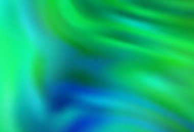 Açık yeşil vektör renkli bulanık arkaplan. Görüntü tarzında tamamen yeni bir renkli çizim. İşiniz için yeni tasarım.