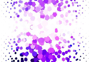 Kaotik şekilli açık mor vektör şablonu. Soyut gradyan şekilli basit renkli çizimler. İşiniz için en iyi akıllı tasarım.