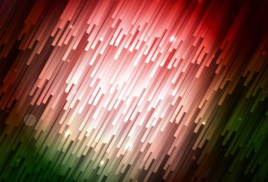 Koyu yeşil, renkli çizgileri olan kırmızı vektör dokusu. Soyut şablon üzerinde çizgileri olan renkli, parlak bir illüstrasyon. İş ilanınız için akıllı tasarım.