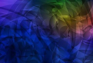 Koyu mavi, rastgele şekilli sarı vektör deseni. Soyut gradyan şekilli basit renkli çizimler. İşiniz için en iyi akıllı tasarım.