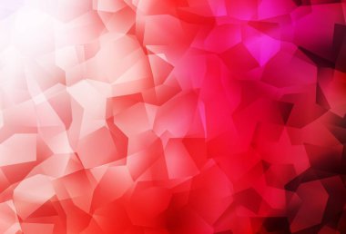 Açık kırmızı vektör soyut çokgen arkaplan. Origami stilinde gradyan ile yaratıcı geometrik illüstrasyon. Arkaplanlarınız için desenli desen.