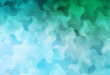 Açık yeşil vektör çokgen çizimi. Origami tarzında gradyan ile geometrik çizim. Broşürünüz için yepyeni bir tasarım..