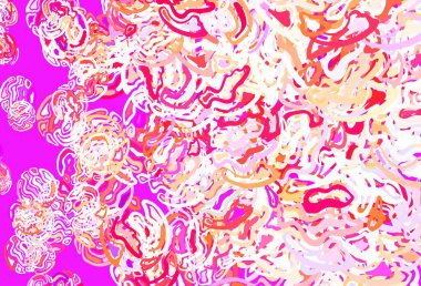 Memphis şekilli Light Multicolor vektör arkaplanı. Renkli rastgele şekillerle modern soyut illüstrasyon. Kartvizitiniz için modern tasarım.