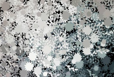 Memphis şekilli Light Gray vektör arkaplanı. Rastgele şekillerle soyut tarzda dekoratif tasarım. İşiniz için en iyi akıllı tasarım.