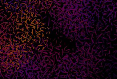 Koyu mavi, renkli çizgileri olan kırmızı vektör dokusu. Soyut şablon üzerinde çizgileri olan renkli, parlak bir illüstrasyon. Reklamlar, posterler, afişler için desen.