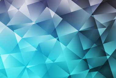 Açık Pembe, Mavi vektör soyut çokgen arkaplan. Origami tarzında gradyan ile geometrik çizim. İşiniz için yepyeni bir tasarım..