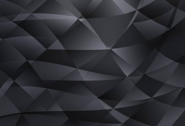 Aydınlık Gri vektör soyut mozaik desen. Üçgenli parlak renkli çizimler. İşiniz için en iyi üçgen tasarım.