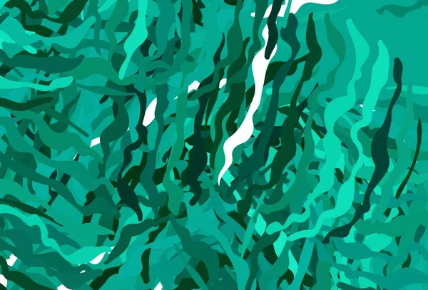 Eğimli çizgileri olan açık yeşil vektör arkaplan. Eğimli çizgileri olan zarif parlak bir illüstrasyon. Markan için yeni kompozisyon.