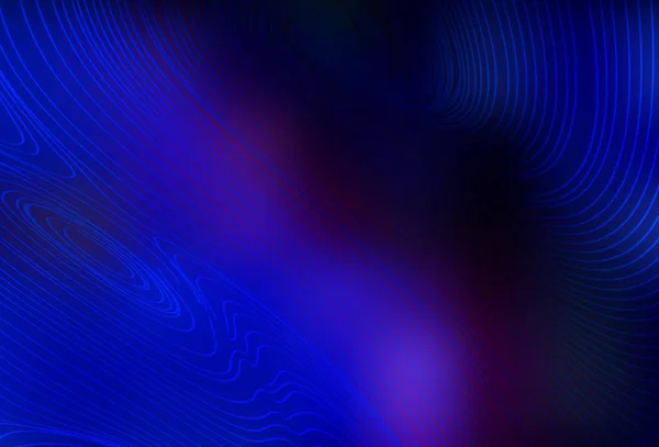 Donker Roze Blauwe Vector Template Met Lijnen Kleurrijke Gradiënt Illustratie — Stockvector