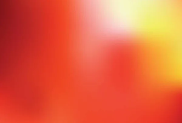 Hellroter Gelber Vektor Farbenfroher Unschärfehintergrund Bunte Abstrakte Illustration Mit Farbverlauf — Stockvektor