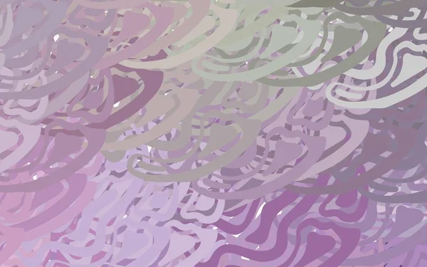 Светло Розовая Зеленая Векторная Текстура Полированными Формами Простая Красочная Иллюстрация — стоковый вектор