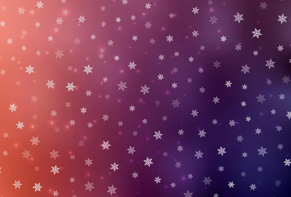 Dark Pink Red Vector Pattern Christmas Style Modern Abstract Christmas — Vetor de Stock
