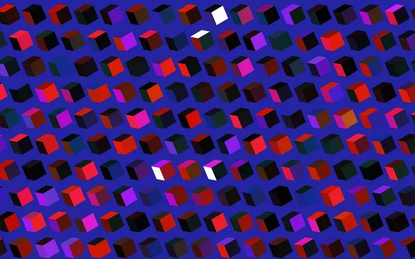 Dikdörtgenli koyu renkli vektör arkaplanı. Renkli dikdörtgenlerle modern soyut çizimler. Reklamınız, posteriniz, afişiniz için en iyi tasarım.