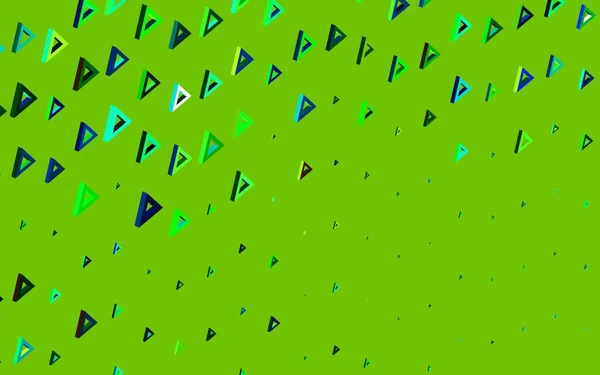 Темний Багатобарвний Векторний Фон Трикутниками Трикутники Абстрактному Тлі Барвистим Градієнтом — стоковий вектор