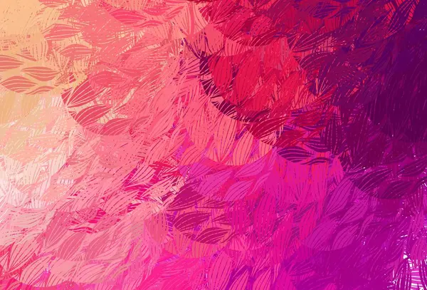 Modèle Vectoriel Rose Clair Jaune Avec Des Formes Chaotiques Illustration — Image vectorielle