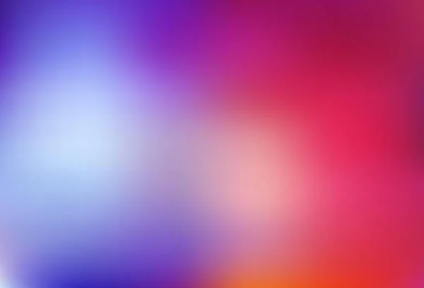 Light Blue Red Vector Colorful Blur Background Elegant Bright Illustration — Stock Vector