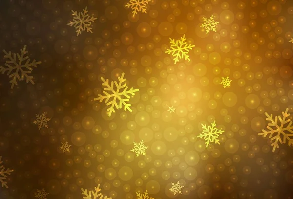Σκούρο Πορτοκαλί Διάνυσμα Φόντο Στυλ Χριστούγεννα Εικονογράφηση Κλίσεις Χριστουγεννιάτικες Μπάλες — Διανυσματικό Αρχείο