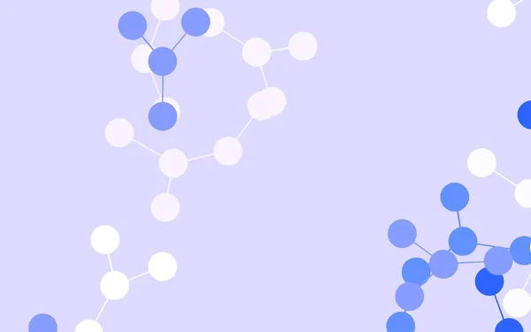 Modèle Vectoriel Violet Clair Avec Réseau Intelligence Artificielle Illustration Colorée — Image vectorielle