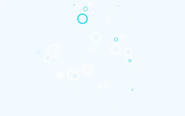 Světle Růžová Modrý Vektorový Vzorec Kuličkami Abstraktní Ilustrace Barevnými Bublinami — Stockový vektor