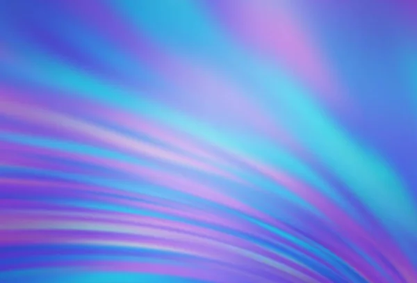 浅粉色 蓝色矢量色泽模糊背景 用渐变设计的闪光抽象图解 为你的工作设计巧妙的设计 — 图库矢量图片