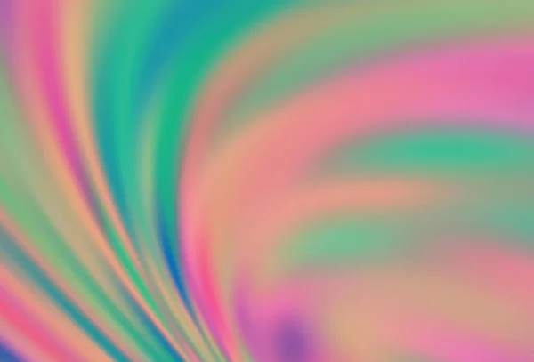Rose Clair Vecteur Bleu Flou Gabarit Lumineux Illustration Abstraite Scintillante — Image vectorielle
