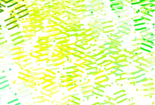 Светло Зеленый Желтый Векторный Фон Прямыми Линиями Размытый Декоративный Дизайн — стоковый вектор