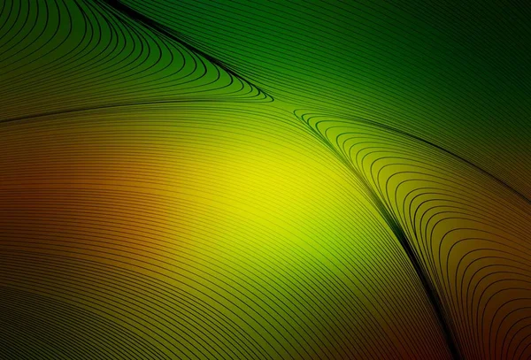Dunkelgrüne Gelbe Vektorschablone Mit Schiefen Linien Intelligente Illustration Abstrakten Stil — Stockvektor