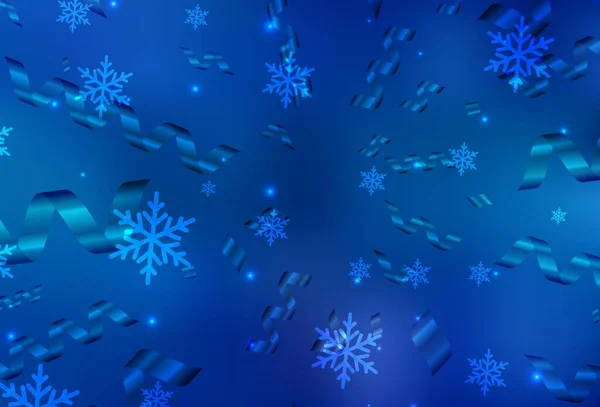 Светло Синий Векторный Шаблон Стиле Карнавала Красочный Дизайн Рождественском Стиле — стоковый вектор