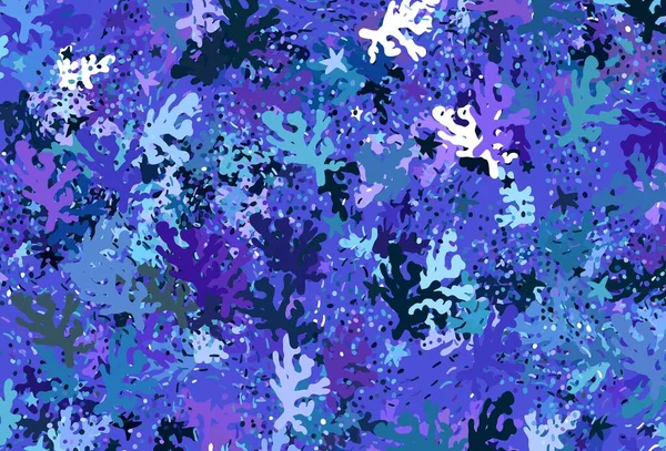 Dunkelrosa Blauer Vektorhintergrund Mit Memphis Formen Illustration Mit Farbenfrohen Verlaufsformen — Stockvektor
