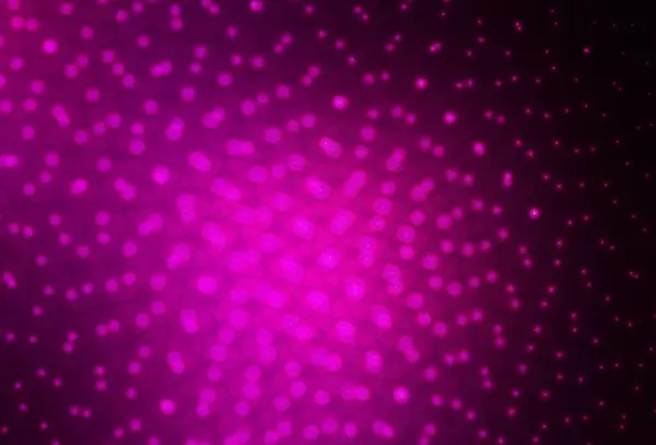 Donkerroze Vectorachtergrond Met Belletjes Glitter Abstracte Illustratie Met Wazige Druppels — Stockvector