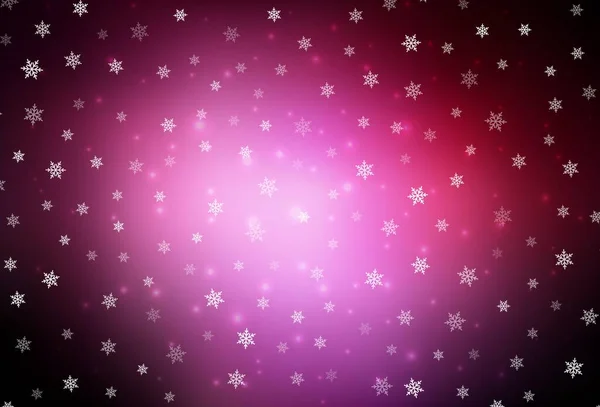 Fundo Vetor Rosa Escuro Estilo Xmas Design Colorido Estilo Natal — Vetor de Stock