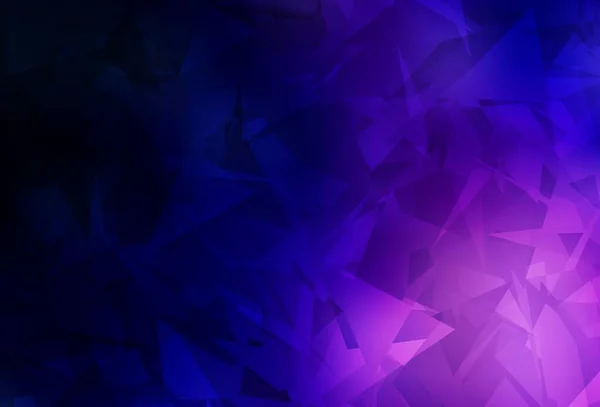 Fond Vectoriel Violet Foncé Avec Des Polygonaux Abstraits Formes Chaotiques — Image vectorielle