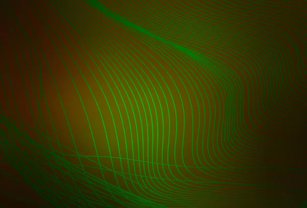 Verde Scuro Vettore Giallo Offuscata Modello Luminoso Nuova Illustrazione Colori — Vettoriale Stock