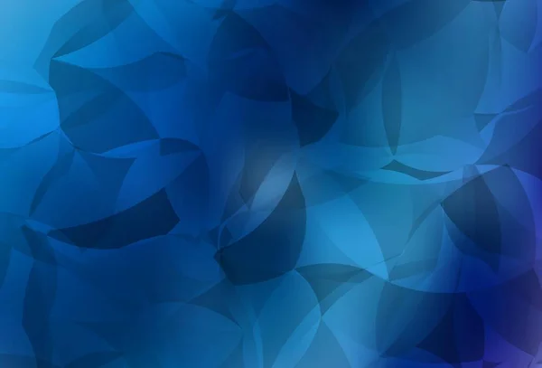 Светло Синий Вектор Сияющий Треугольный Фон Элегантная Яркая Полигональная Иллюстрация — стоковый вектор