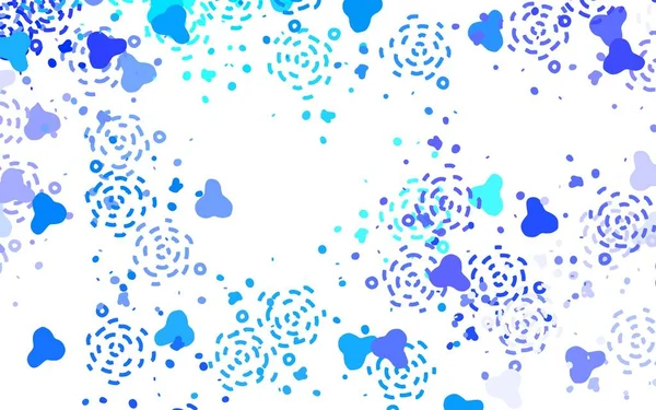 Modèle Vectoriel Bleu Clair Vert Avec Des Formes Chaotiques Formes — Image vectorielle