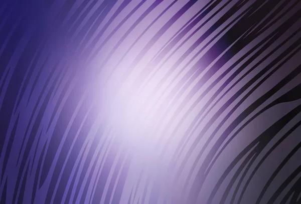 Hellvioletter Vektorhintergrund Mit Gebogenen Linien Brandneue Farbenfrohe Illustration Geschwungenem Stil — Stockvektor