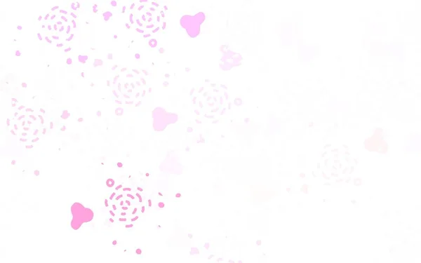 Светло Фиолетовый Розовый Вектор Искушают Хаотичными Цветами Иллюстрация Красочными Градиентными — стоковый вектор