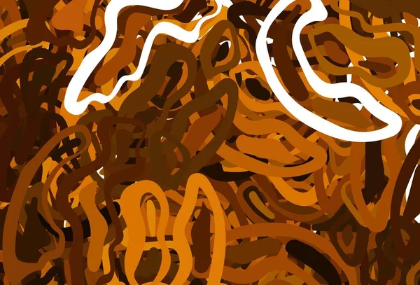 Темно Оранжевый Вектор Искушает Мокрыми Линиями Современная Абстрактная Градиентная Иллюстрация — стоковый вектор