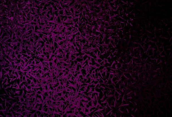 Dunkelrosa Vektorschablone Mit Wiederholten Sticks Linien Auf Verschwommenem Abstrakten Hintergrund — Stockvektor