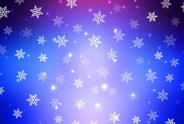 Dark Pink Blue Vector Background Xmas Style Colorful Design Christmas — Διανυσματικό Αρχείο